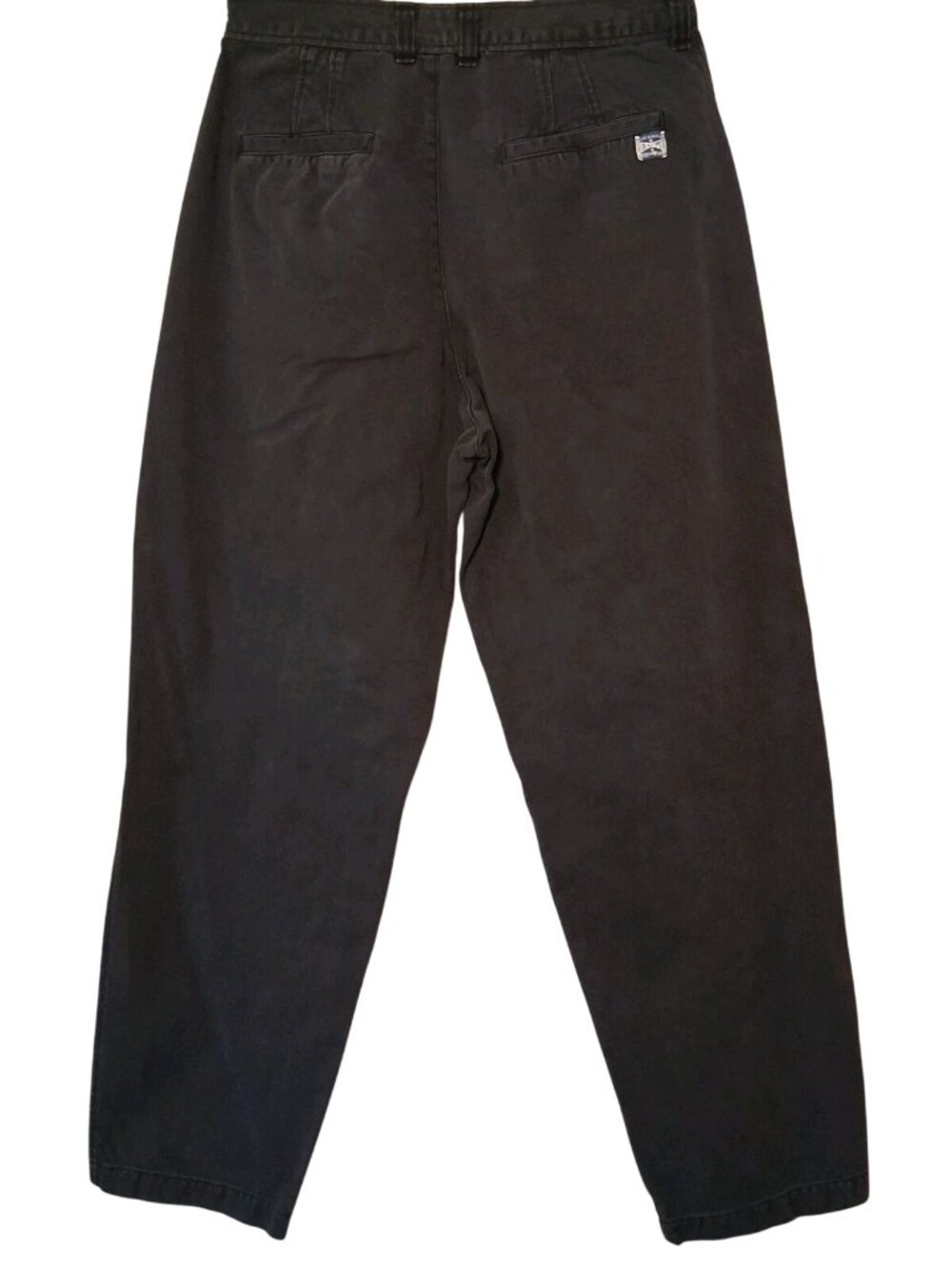 Vintage 1990s BUM Men 30x30 Equipment Chino Pants Black Twill Classic Retro READ
